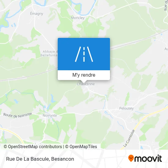 Rue De La Bascule plan