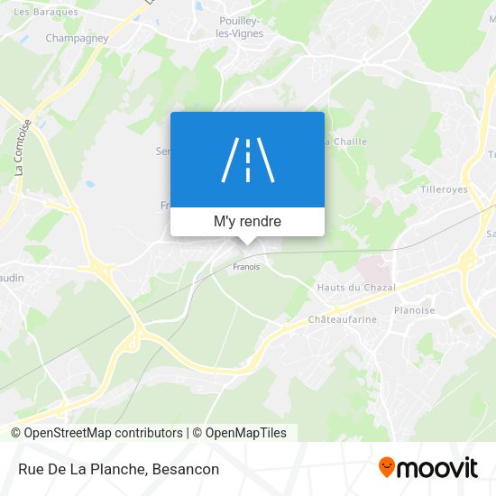 Rue De La Planche plan