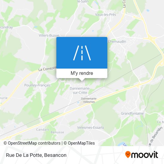 Rue De La Potte plan