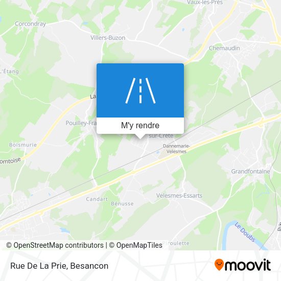 Rue De La Prie plan
