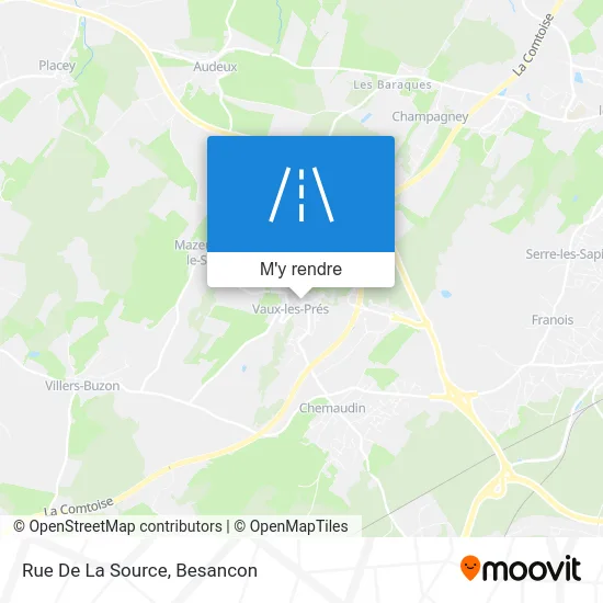 Rue De La Source plan