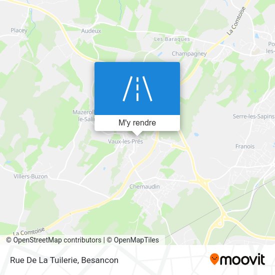 Rue De La Tuilerie plan