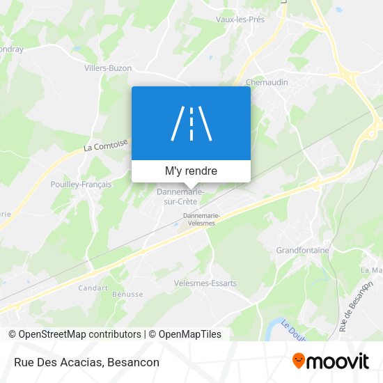 Rue Des Acacias plan