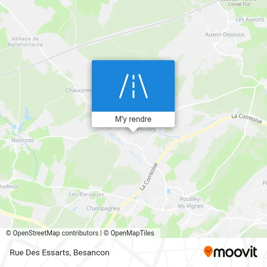 Rue Des Essarts plan