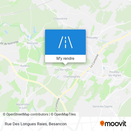 Rue Des Longues Raies plan