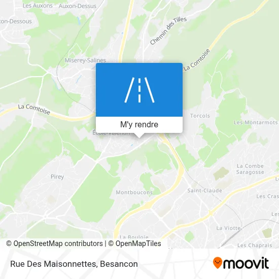 Rue Des Maisonnettes plan