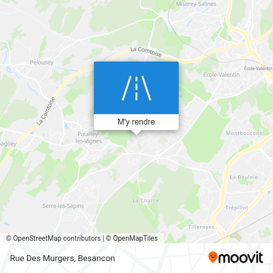 Rue Des Murgers plan