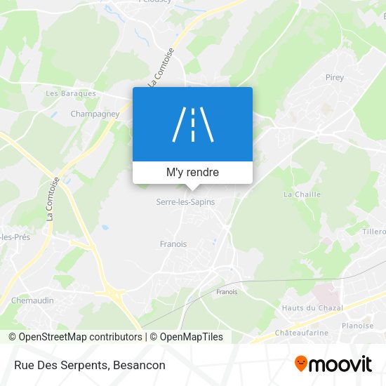 Rue Des Serpents plan