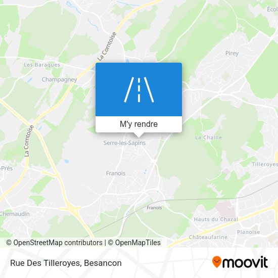 Rue Des Tilleroyes plan