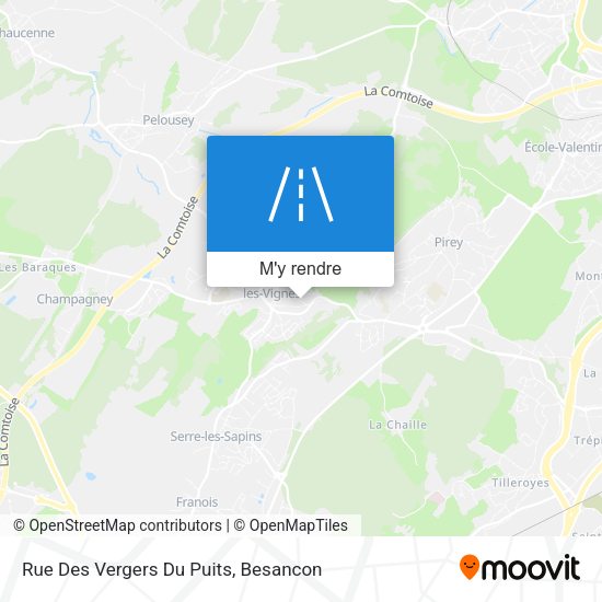 Rue Des Vergers Du Puits plan