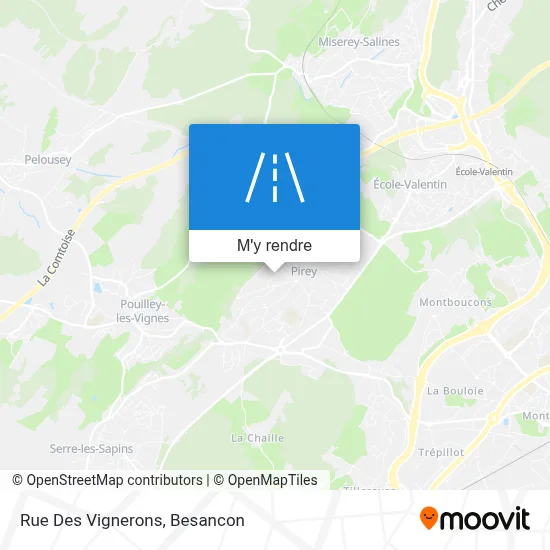 Rue Des Vignerons plan