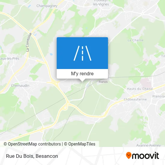 Rue Du Bois plan