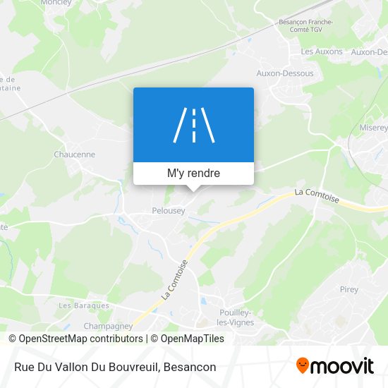 Rue Du Vallon Du Bouvreuil plan