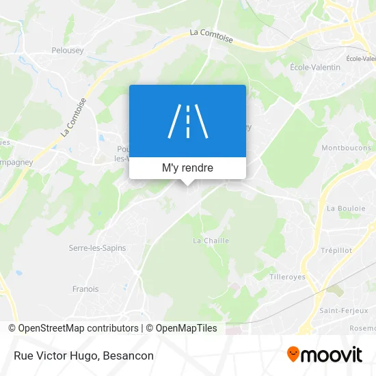 Rue Victor Hugo plan