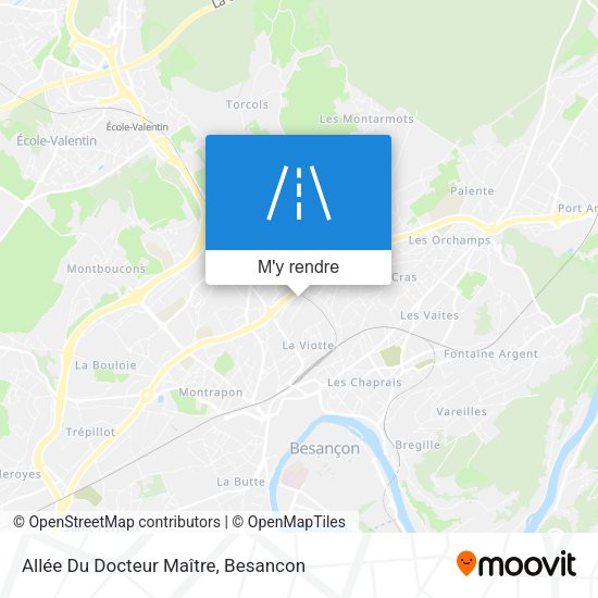 Allée Du Docteur Maître plan