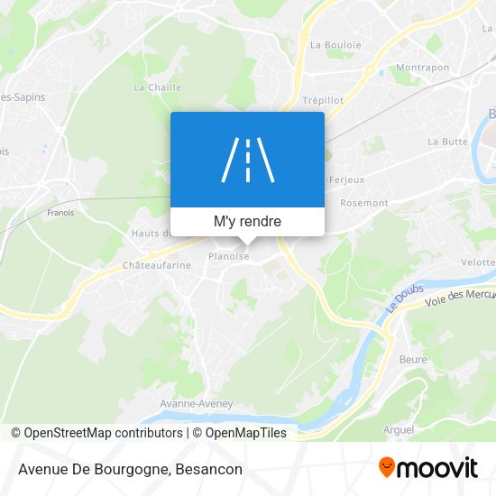 Avenue De Bourgogne plan