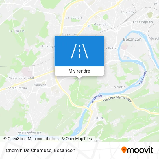 Chemin De Chamuse plan