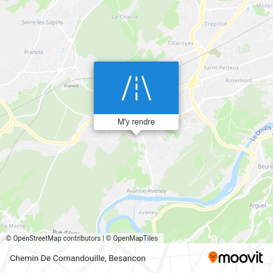 Chemin De Cornandouille plan