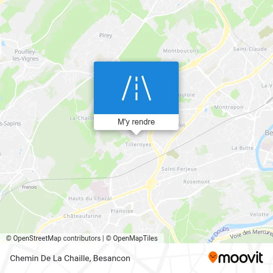 Chemin De La Chaille plan