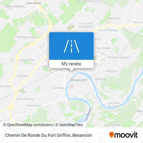 Chemin De Ronde Du Fort Griffon plan