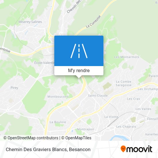 Chemin Des Graviers Blancs plan