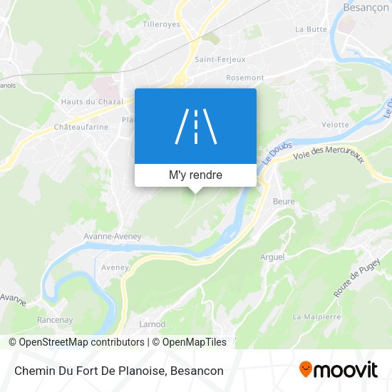Chemin Du Fort De Planoise plan