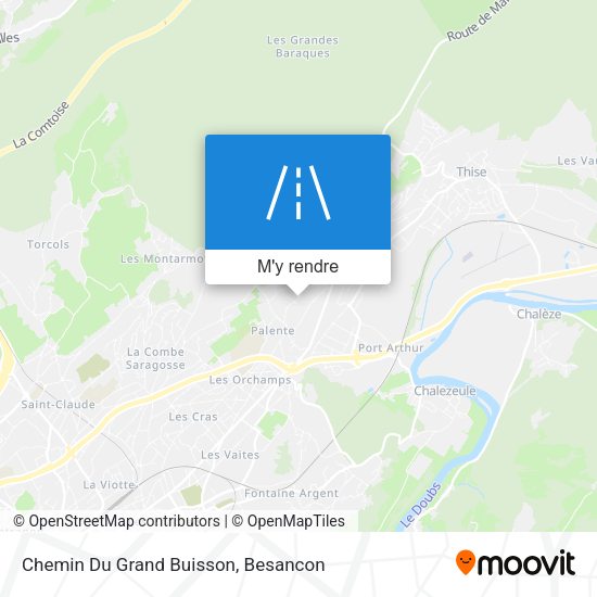 Chemin Du Grand Buisson plan