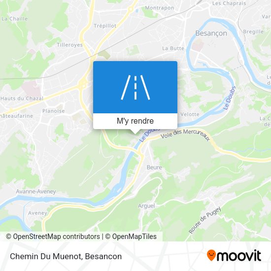 Chemin Du Muenot plan