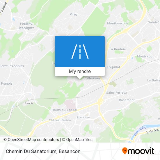 Chemin Du Sanatorium plan