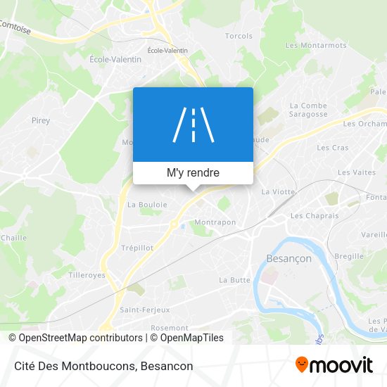 Cité Des Montboucons plan