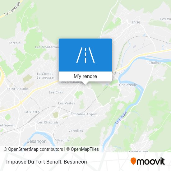 Impasse Du Fort Benoît plan