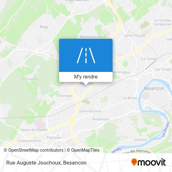 Rue Auguste Jouchoux plan