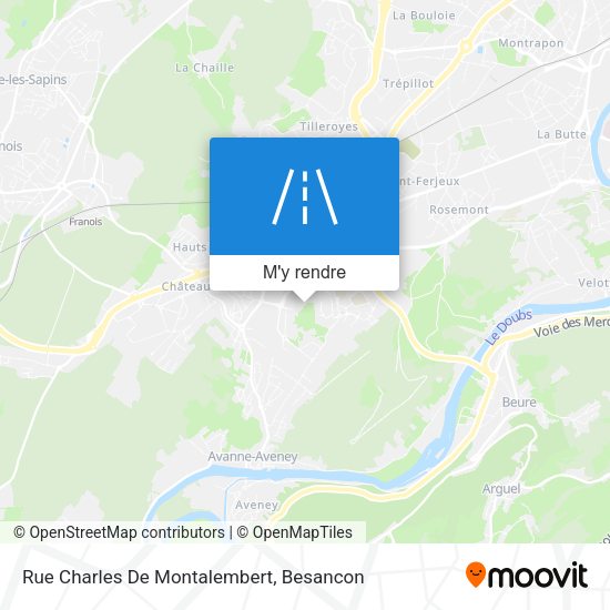 Rue Charles De Montalembert plan