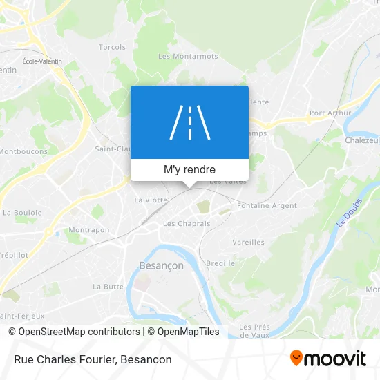 Rue Charles Fourier plan