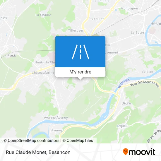 Rue Claude Monet plan