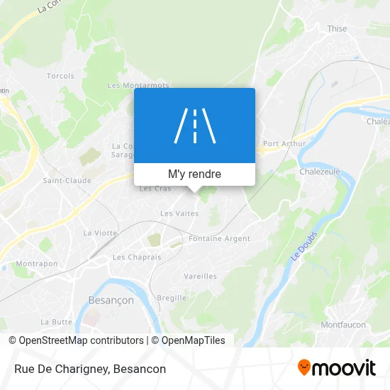 Rue De Charigney plan