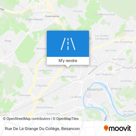 Rue De La Grange Du Collège plan