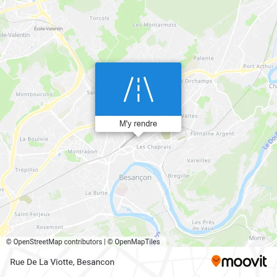 Rue De La Viotte plan