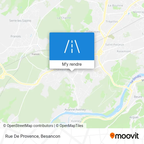 Rue De Provence plan