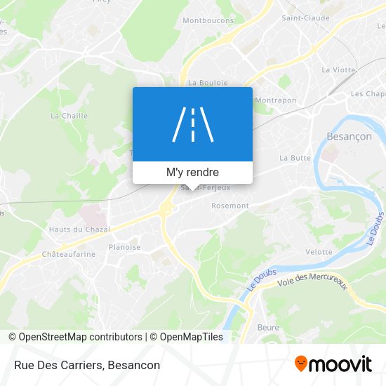 Rue Des Carriers plan