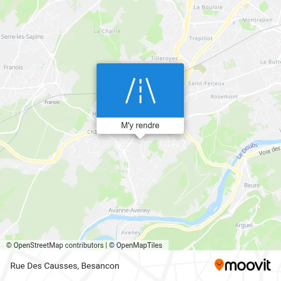 Rue Des Causses plan