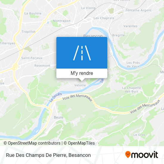 Rue Des Champs De Pierre plan