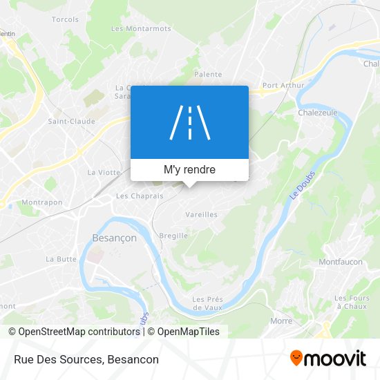 Rue Des Sources plan