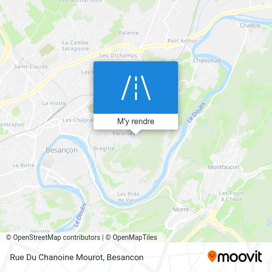 Rue Du Chanoine Mourot plan