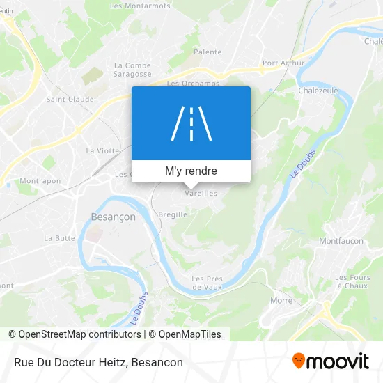 Rue Du Docteur Heitz plan