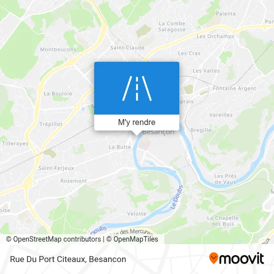 Rue Du Port Citeaux plan