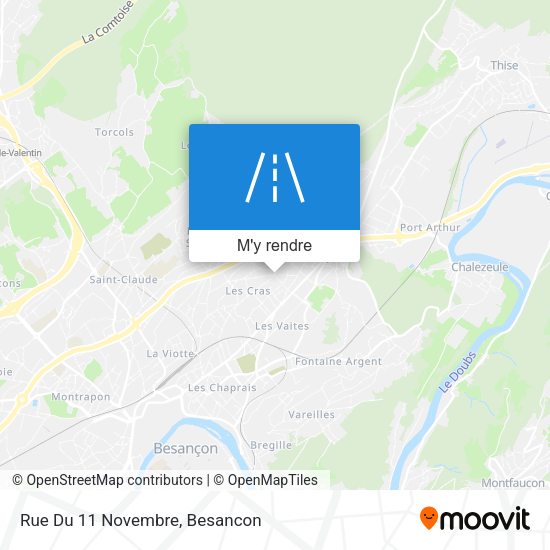 Rue Du 11 Novembre plan