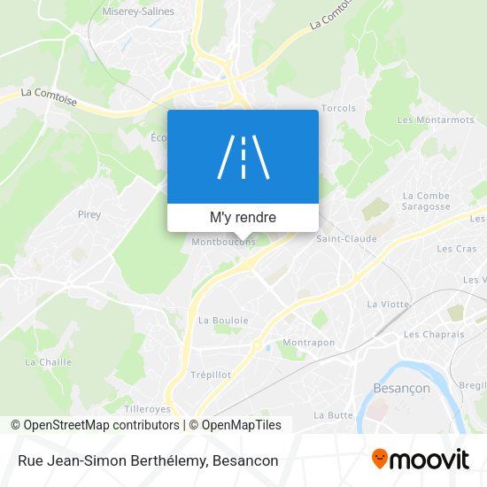 Rue Jean-Simon Berthélemy plan