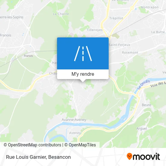 Rue Louis Garnier plan