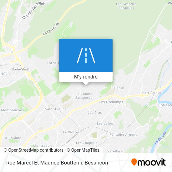 Rue Marcel Et Maurice Boutterin plan